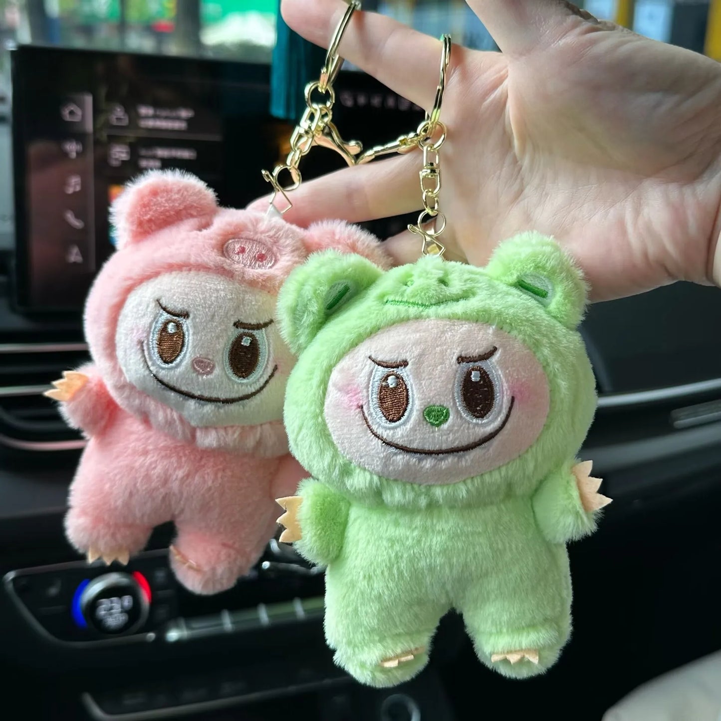Labubu Plush Keychain