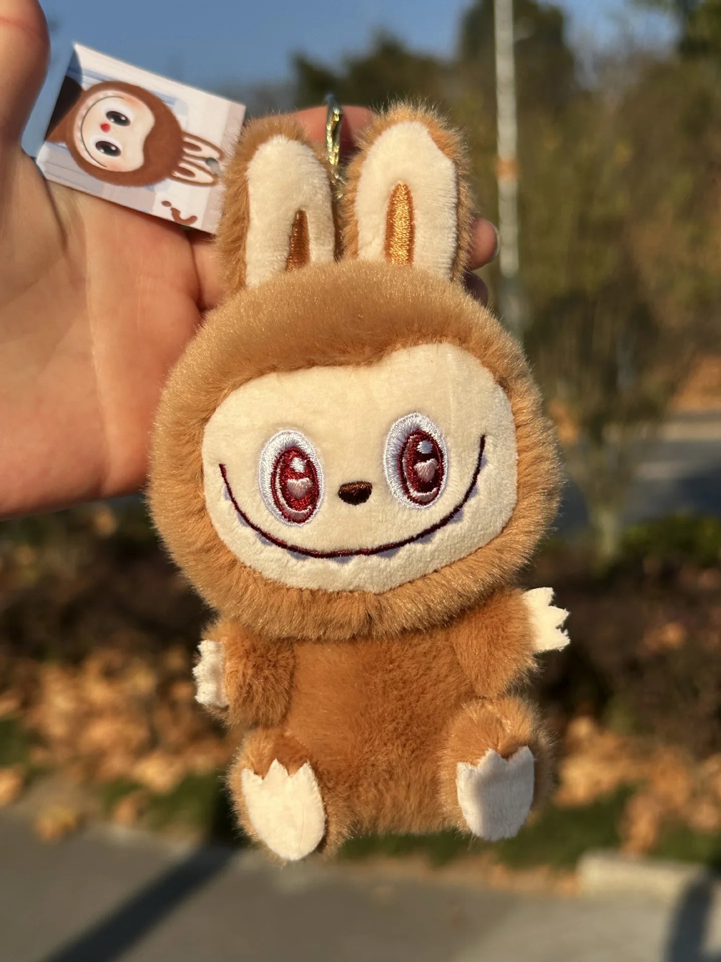 Labubu Plush Keychain