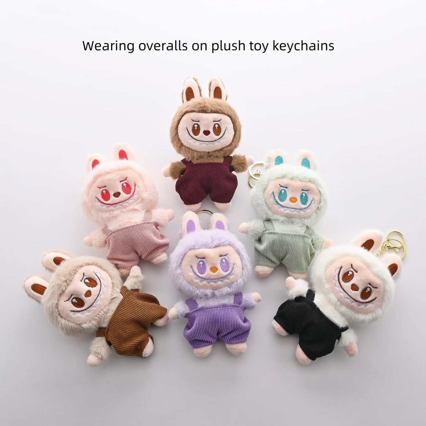Labubu Plush Keychain