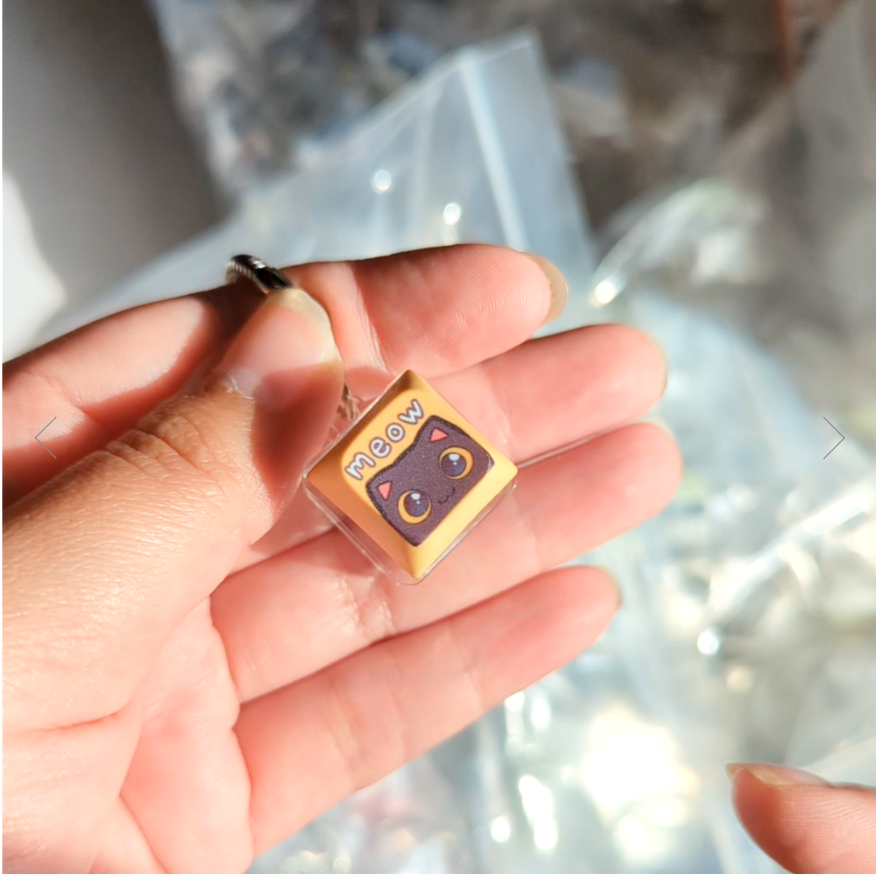 Clicky Key Cap Keychains