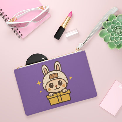 Purple LabuLand Clutch Bag
