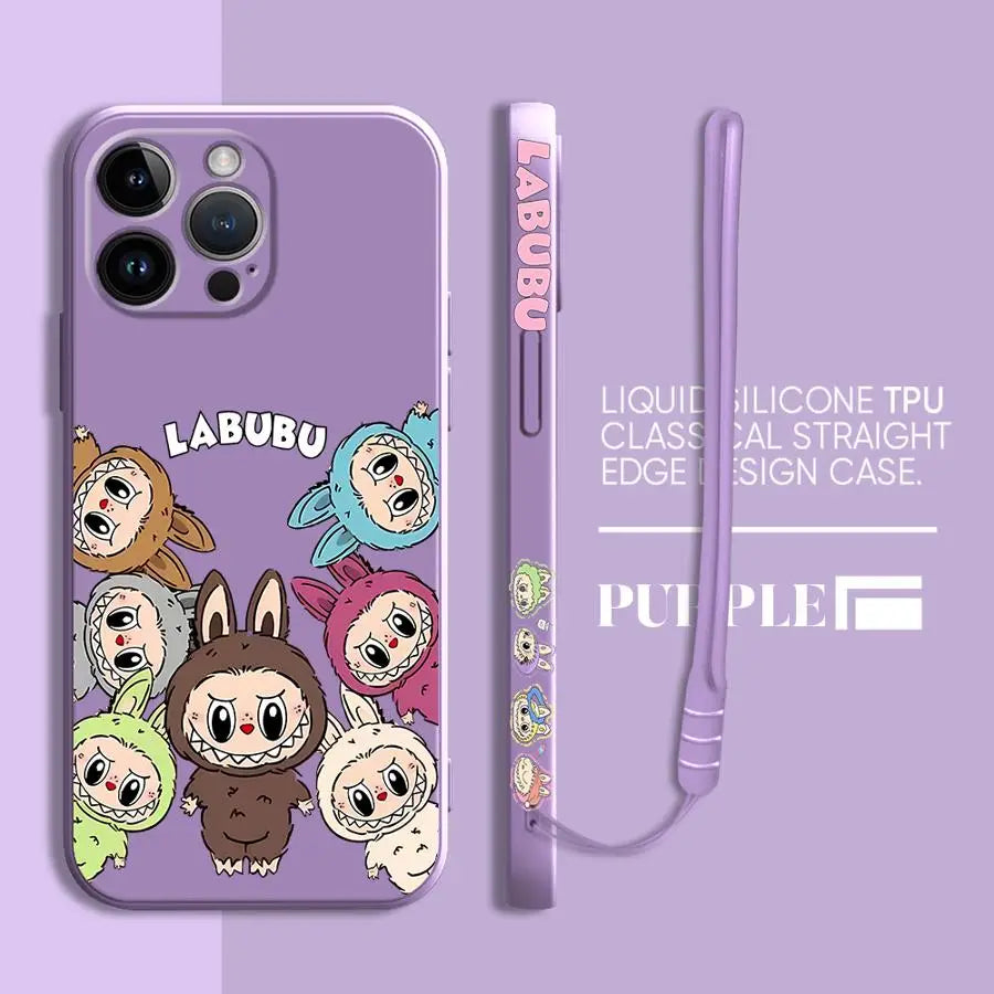 Labubu Kawaii Phone Case for iPhone