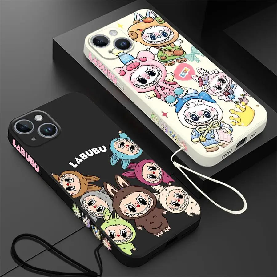 Labubu Kawaii Phone Case for iPhone