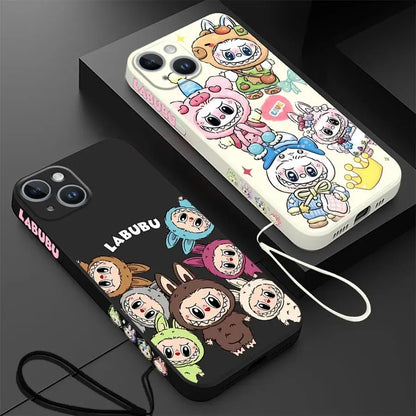 Labubu Kawaii Phone Case for iPhone