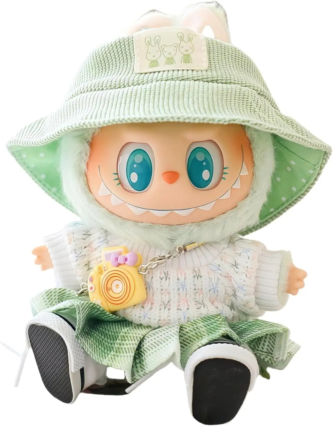 15/17cm Cute Mini Plush Doll's Clothing Outfit Kawaii Cardcaptor Sakura Style Labubu Idol Dolls Clothing Accessories