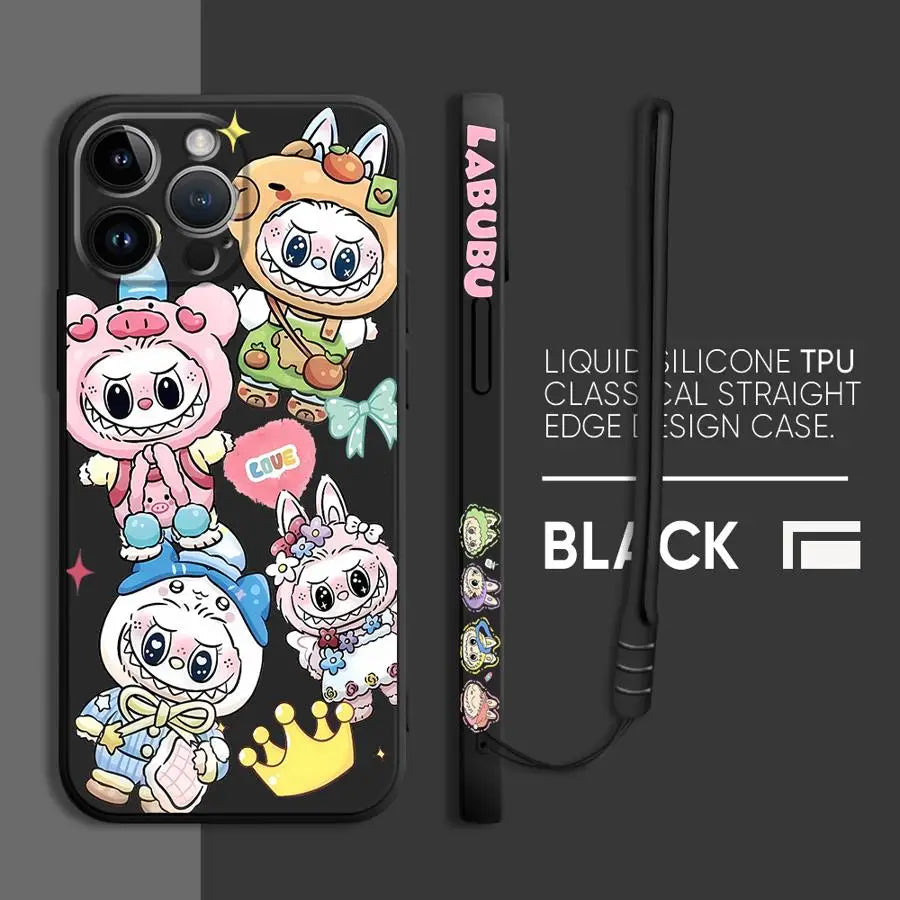 Labubu Kawaii Phone Case for iPhone