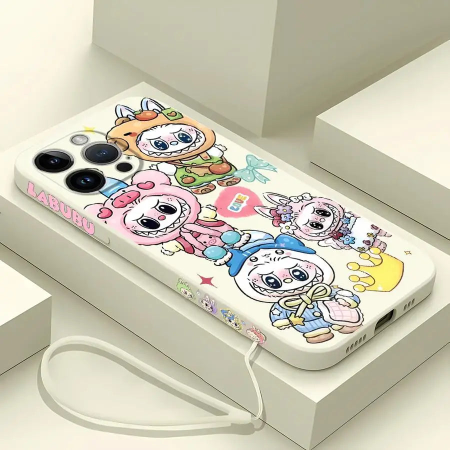 Labubu Kawaii Phone Case for iPhone