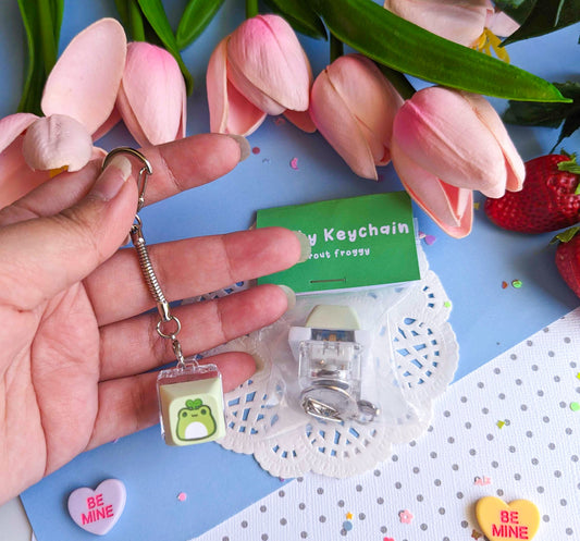 Clicky Key Cap Keychains