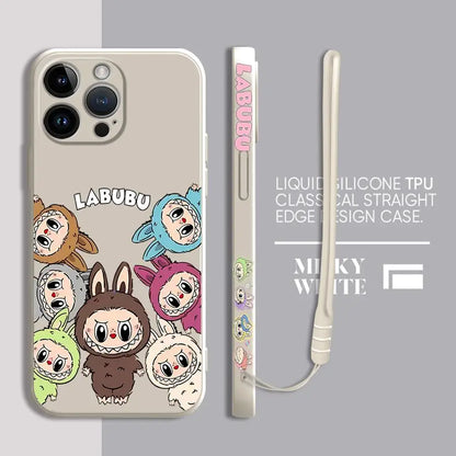 Labubu Kawaii Phone Case for iPhone