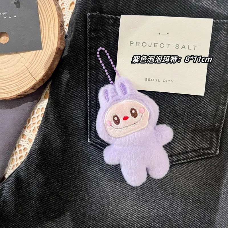 Labubu Plush Doll Keychain