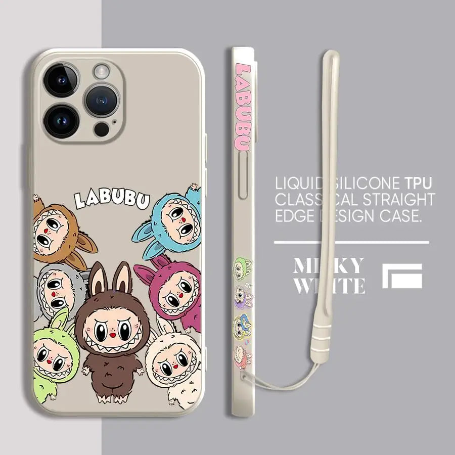 Labubu Kawaii Phone Case for iPhone