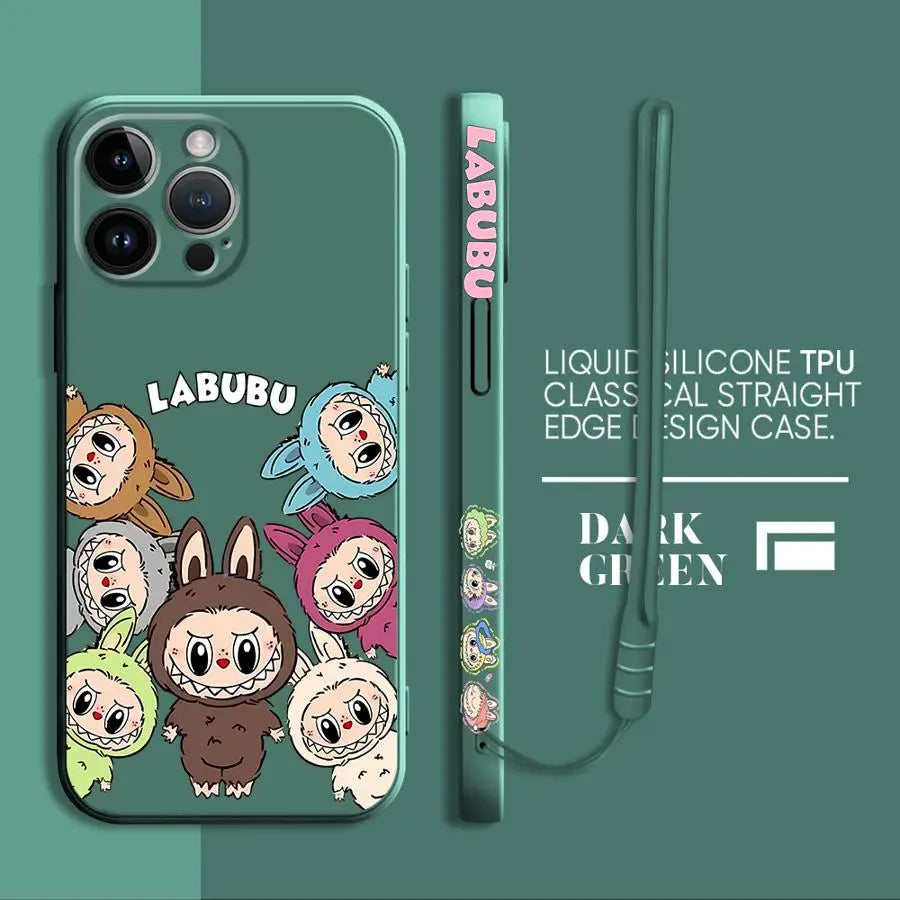 Labubu Kawaii Phone Case for iPhone