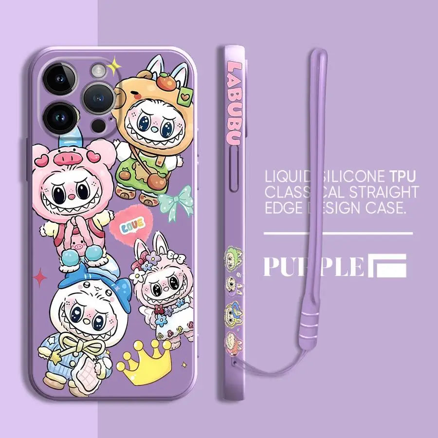 Labubu Kawaii Phone Case for iPhone