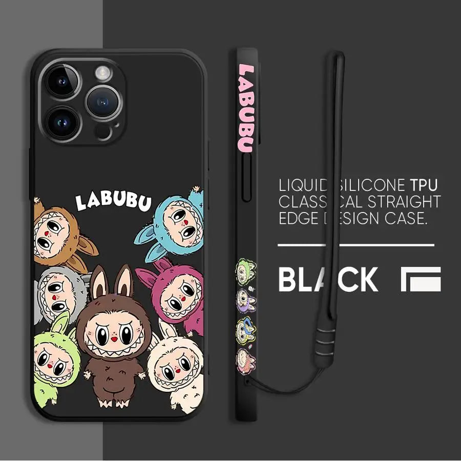 Labubu Kawaii Phone Case for iPhone