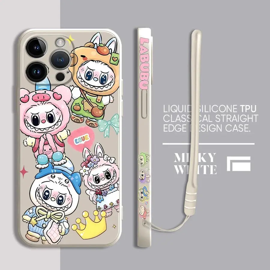 Labubu Kawaii Phone Case for iPhone