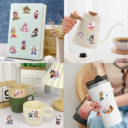50Pcs Cute Cartoon Labubu Stickers