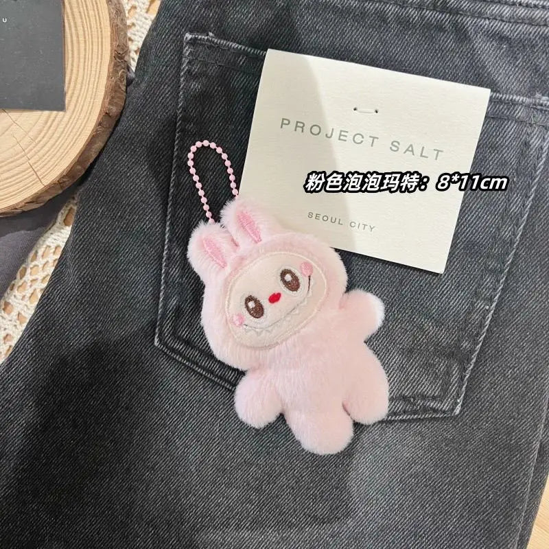Labubu Plush Doll Keychain